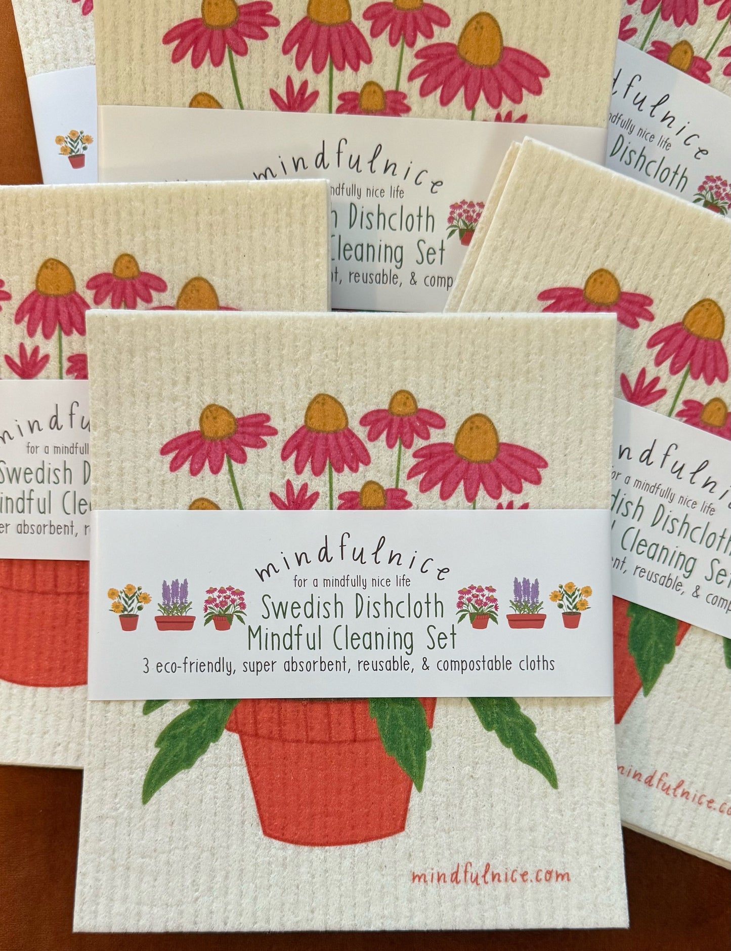 Mindful Cleaning Swedish Dishcloth Set