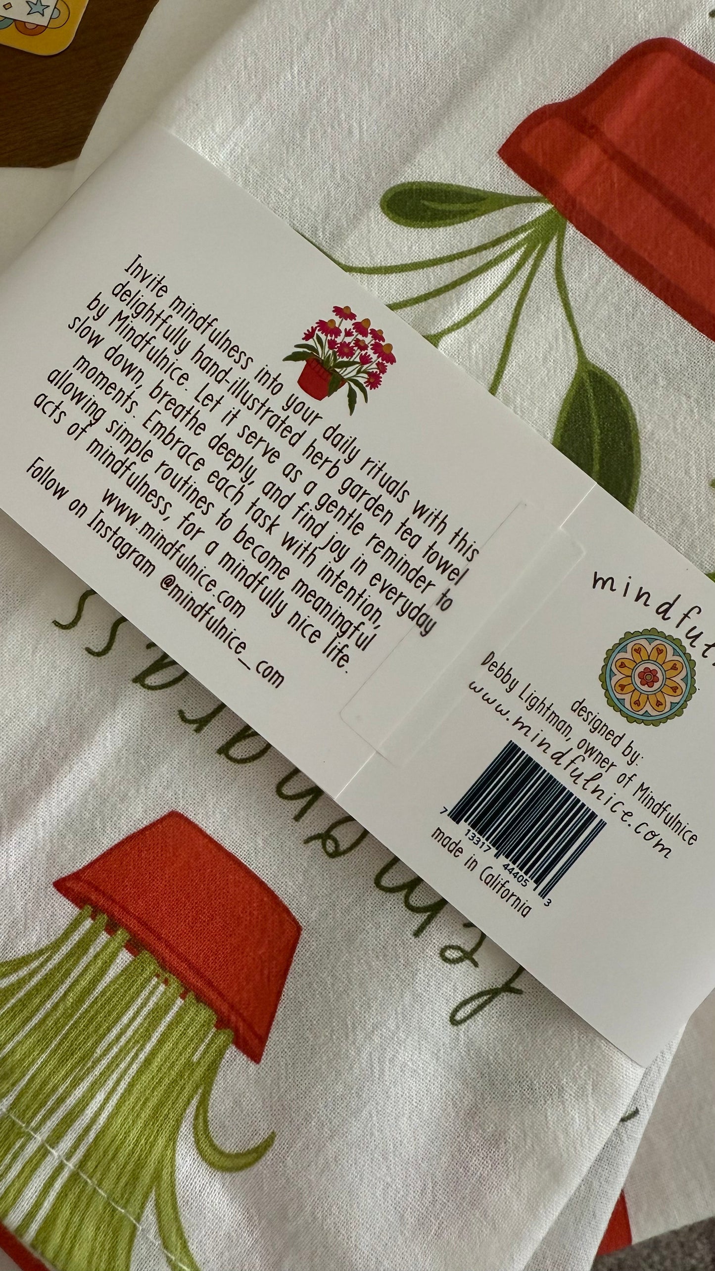 Herb Garden Tea Towel