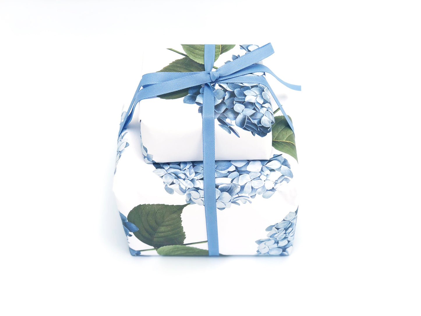 Blue Hydrangea Wrapping Paper
