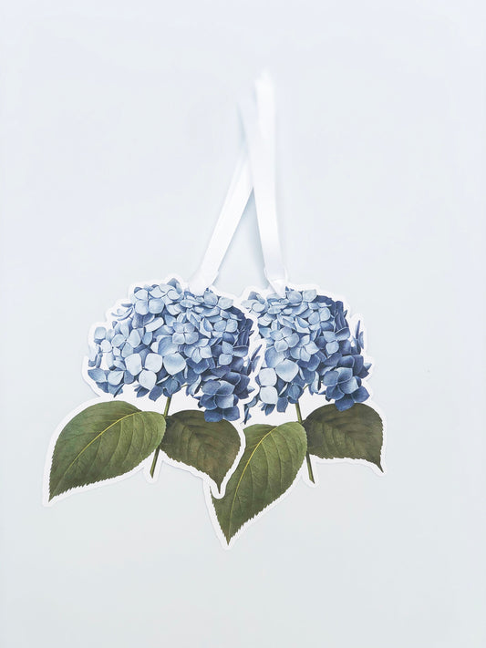 Blue Hydrangea Gift Tags