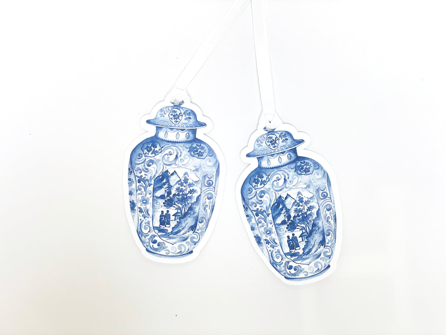 Blue Ginger Jar Gift Wrap