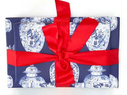 Blue Ginger Jar Gift Wrap
