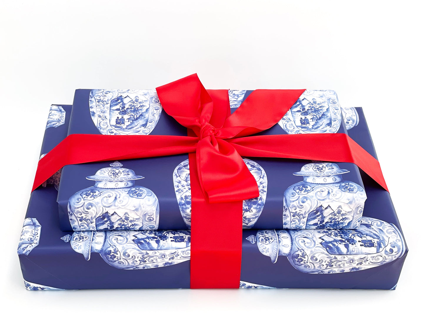 Blue Ginger Jar Gift Wrap
