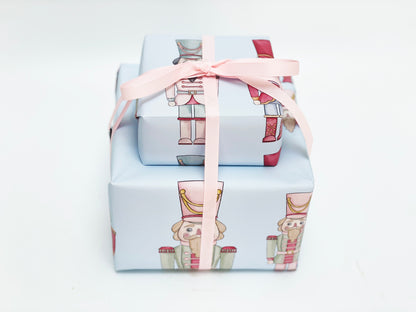 Blue Nutcracker Gift Wrap