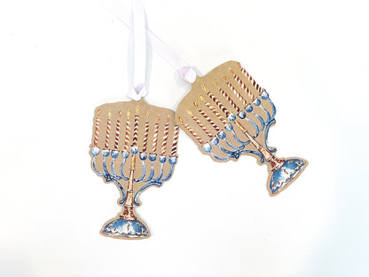 Hanukkah Gift Wrap - khaki