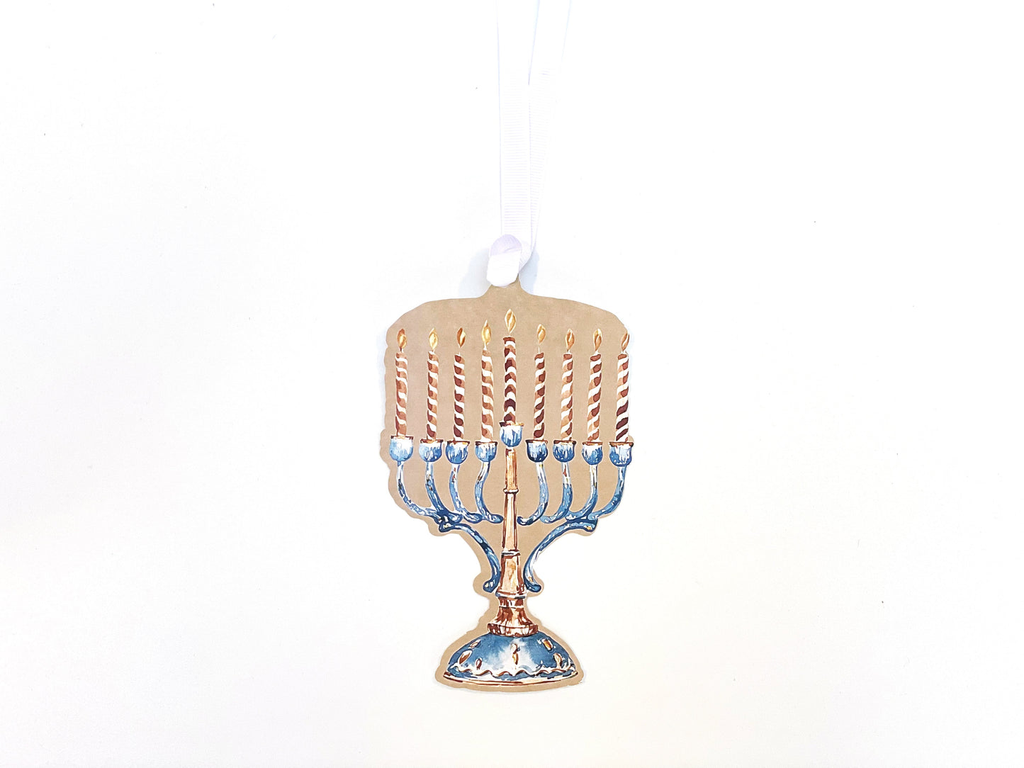 Hanukkah Gift Wrap - khaki