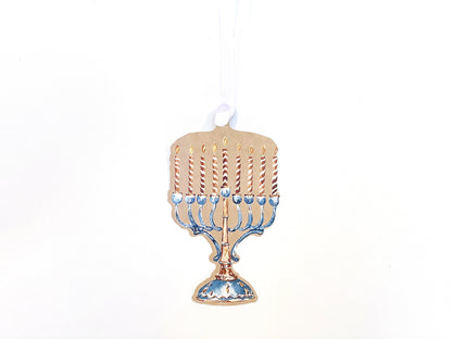 Hanukkah Gift Wrap - khaki