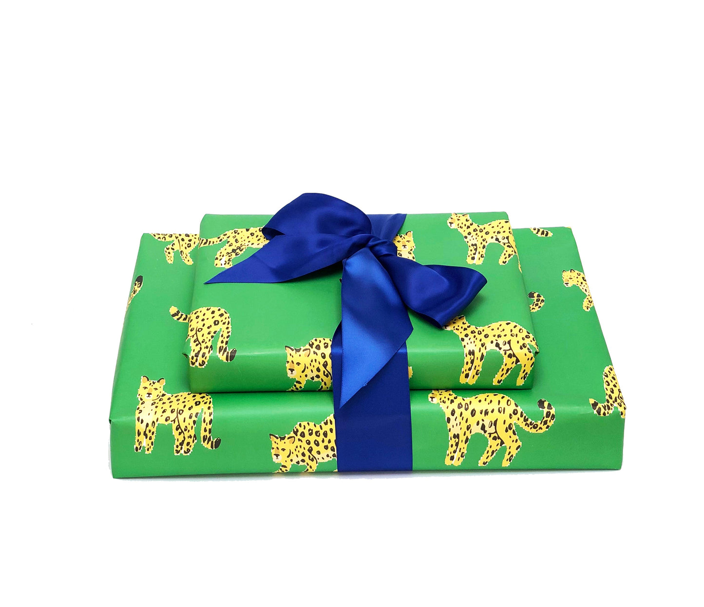 Green Leopard Gift Wrap