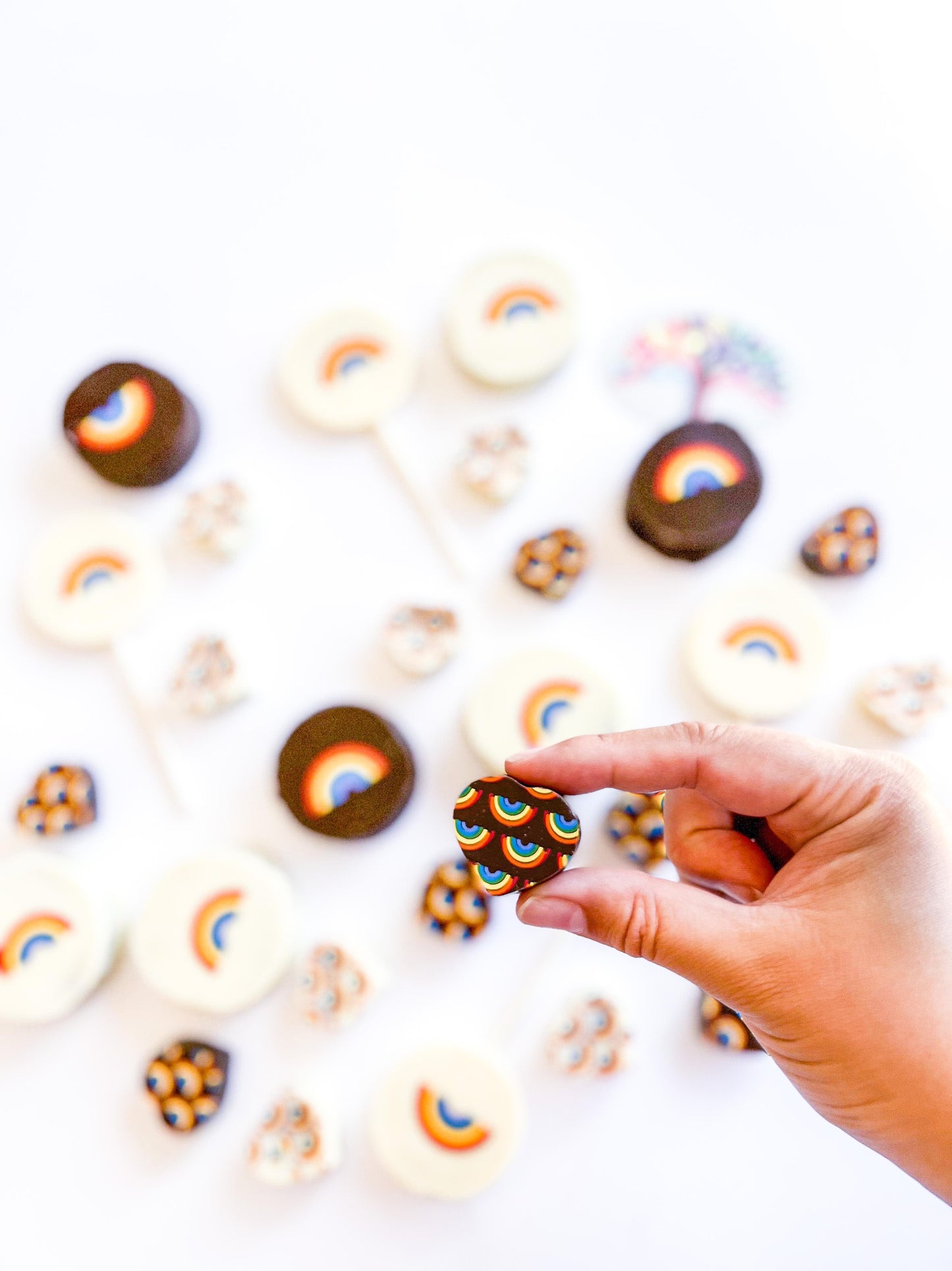 Pride Chocolate Box: Rainbow Lollipops & Bonbons