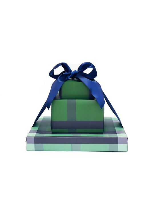 Blue Tartan Gift Wrap