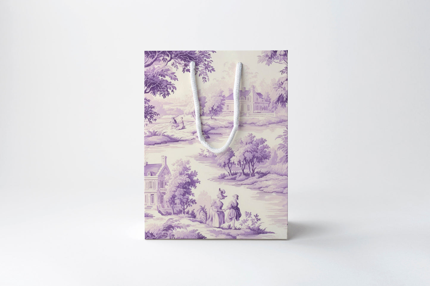 Lavender Toile Gift Bag