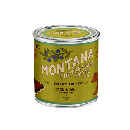 Montana State Candle