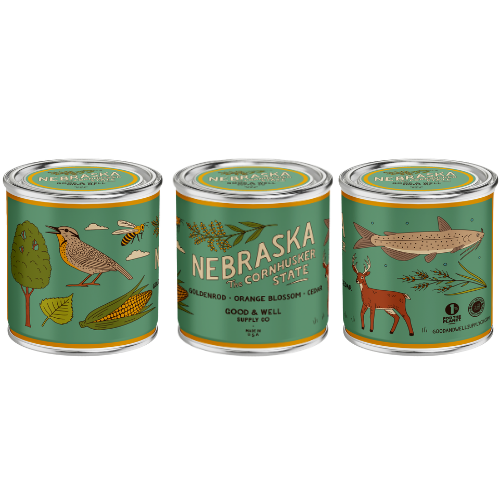 Nebraska State Candle