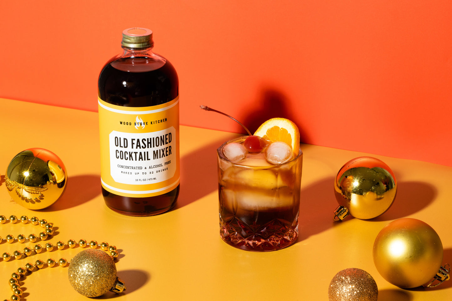 Old Fashioned Cocktail Syrup, 16 fl oz