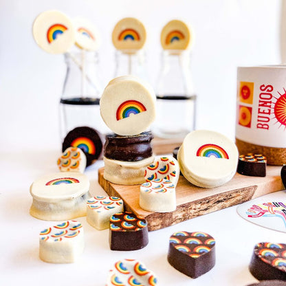 Pride Chocolate Box: Rainbow Lollipops & Bonbons