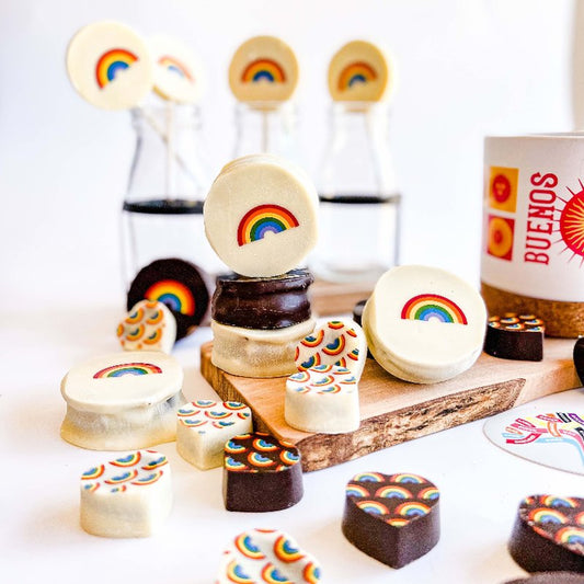 Pride Chocolate Box: Rainbow Lollipops & Bonbons