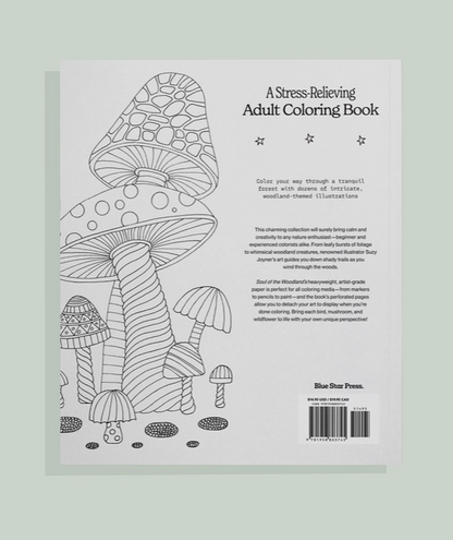 Soul of the Woodland: A Stress Relieving Adult Coloring Book