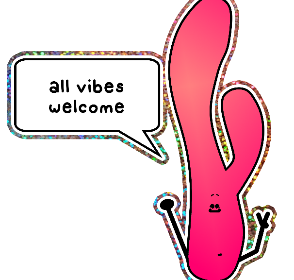 All Vibes Welcome sticker