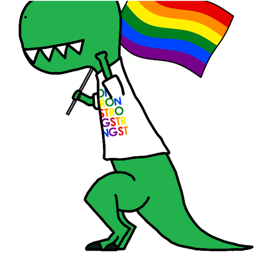 LGBT-Rex sticker