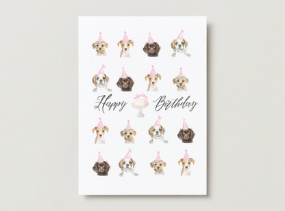 Birthday Puppies Card