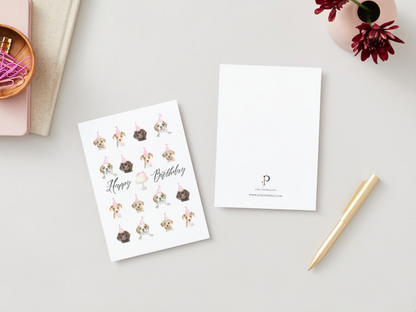 Birthday Puppies Card