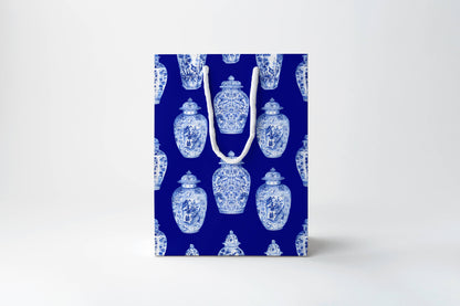 Blue Ginger Jar Gift Bag 
