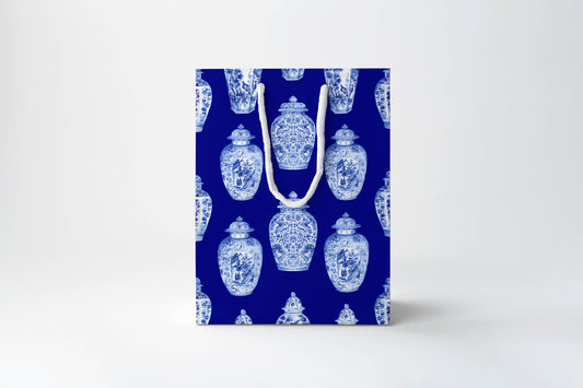 Blue Ginger Jar Gift Bag 