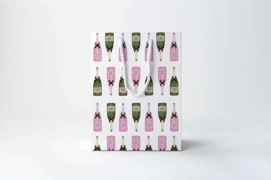 Champagne Bottle Gift Bag 
