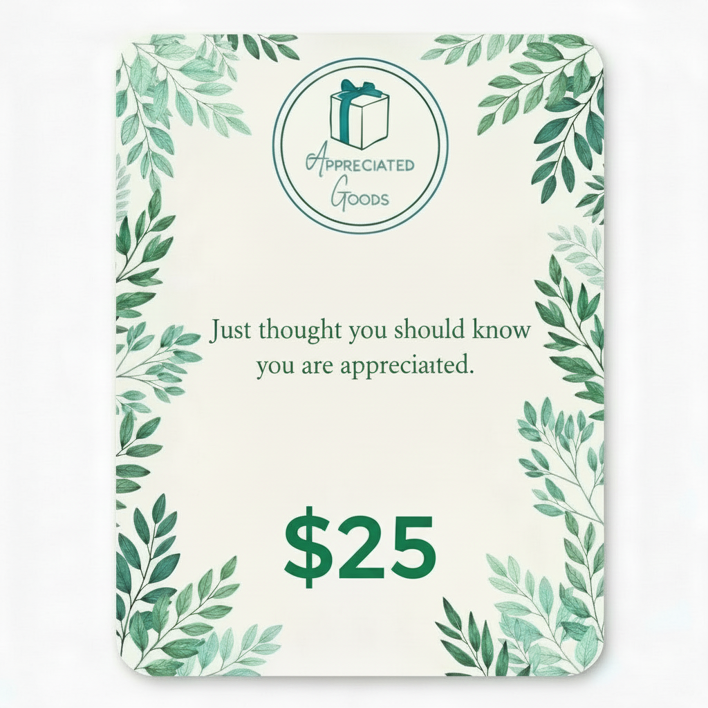 Appreciated Goods Gift Cards