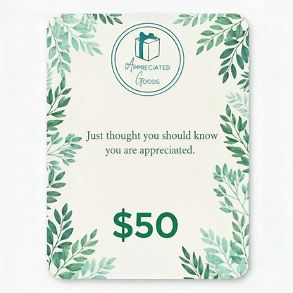 Appreciated Goods Gift Cards