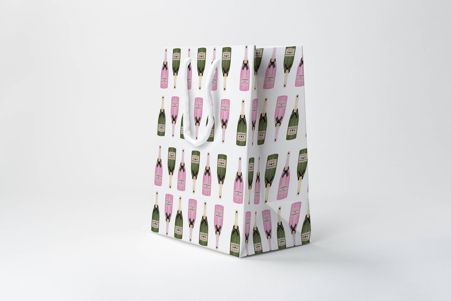 Champagne Bottle Gift Bag 
