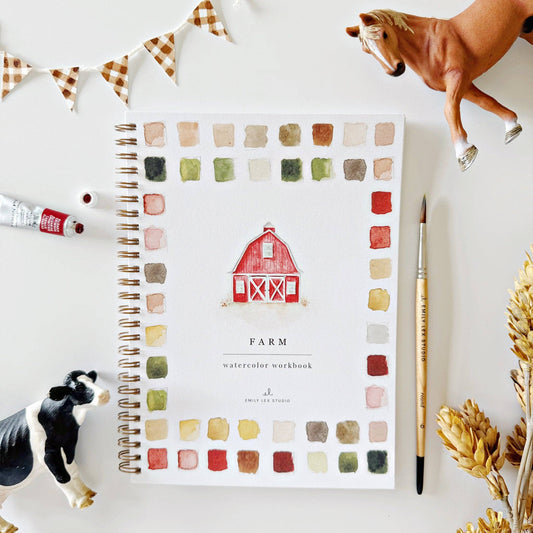 Watercolor Workbook - Farm