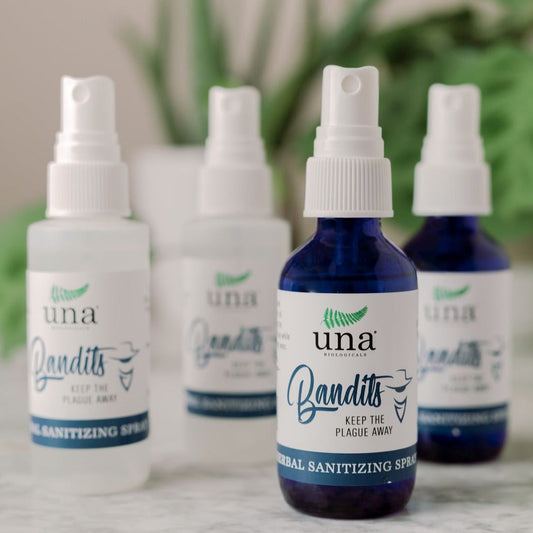 Bandits Herbal Sanitizing Spray | Essential Oil | Una Biologicals