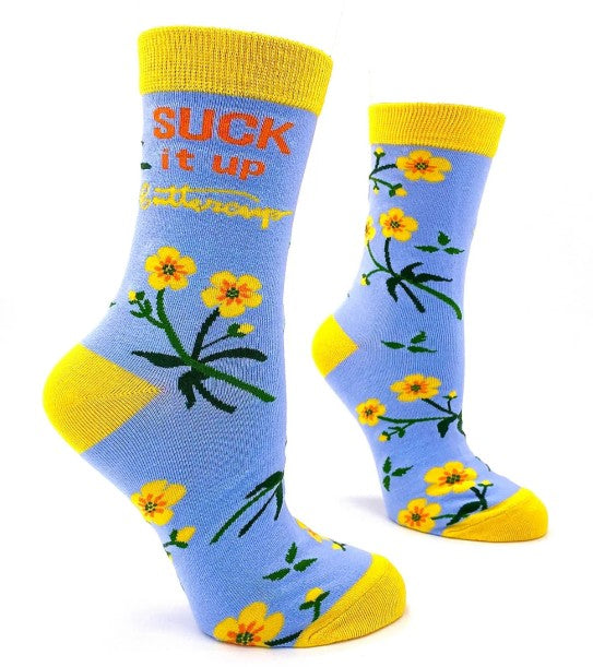 Suck it Up Buttercup Womens Socks