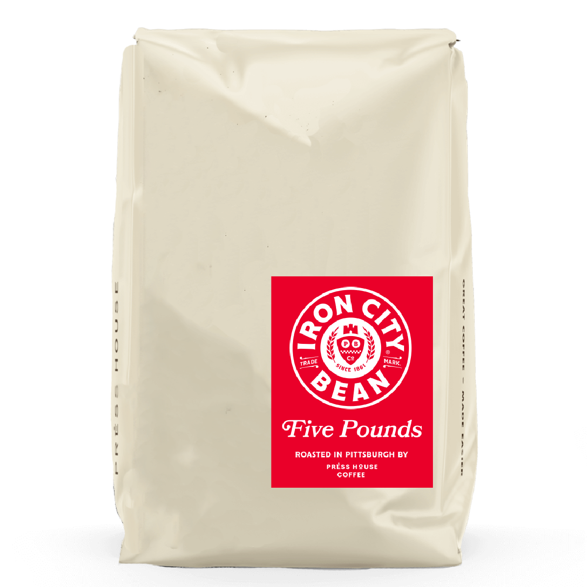 Iron City Bean—1lb Medium-Dark Blend: Ground / 1 lbs Bag