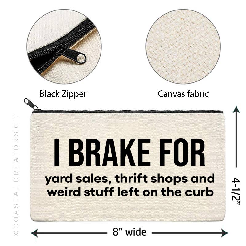 Multi-Use Canvas Zipper Pouches