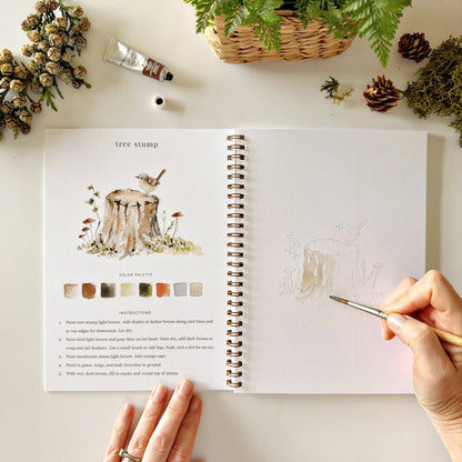 Watercolor Workbook - Woodland