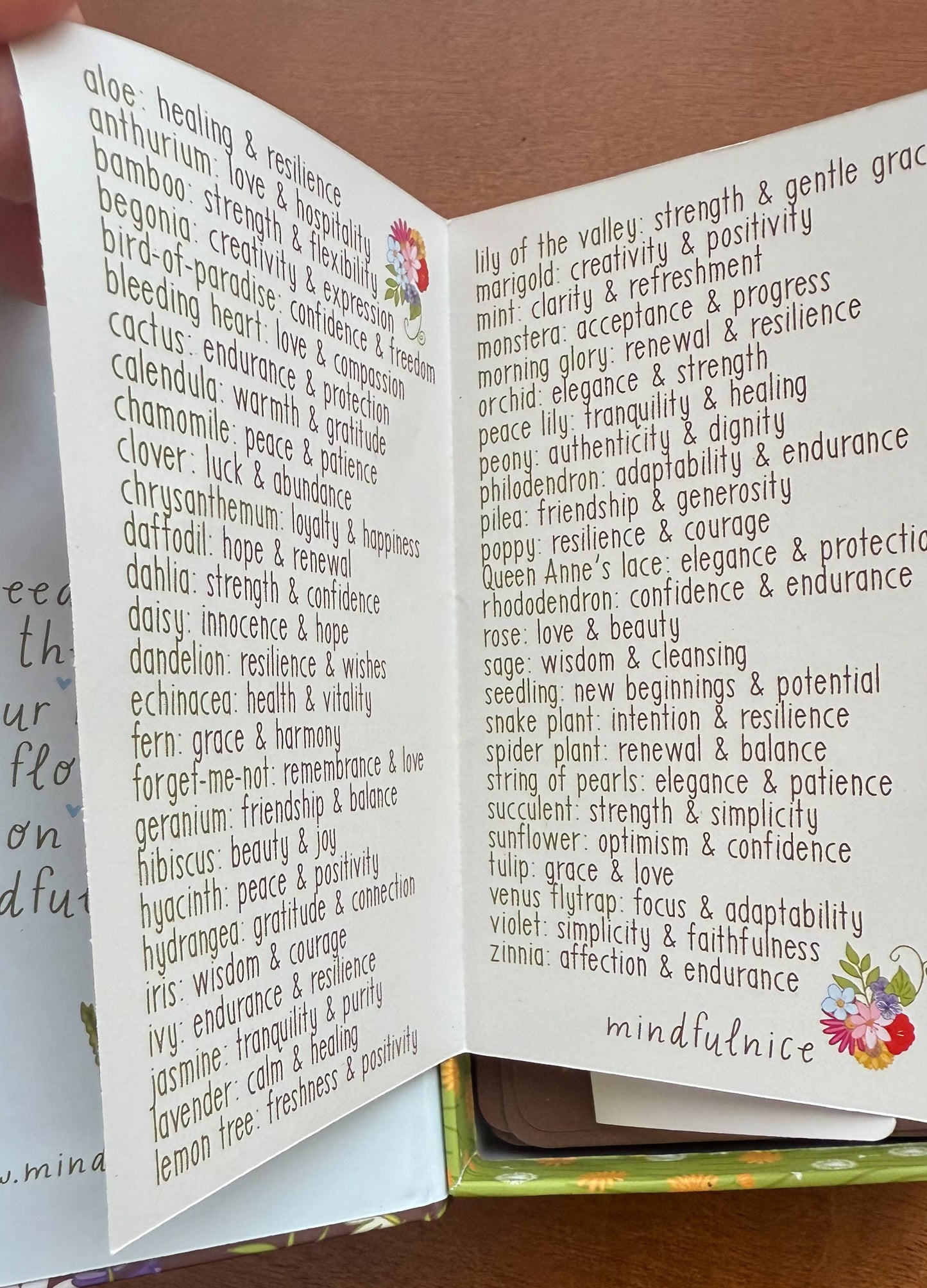 Grow With The Flow Affirmation Cards to help you bloom