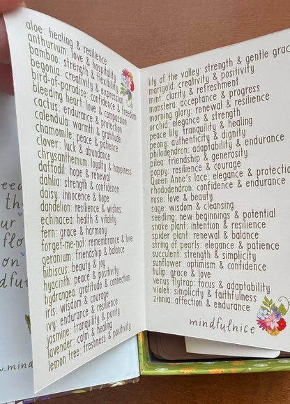 Grow With The Flow Affirmation Cards to help you bloom