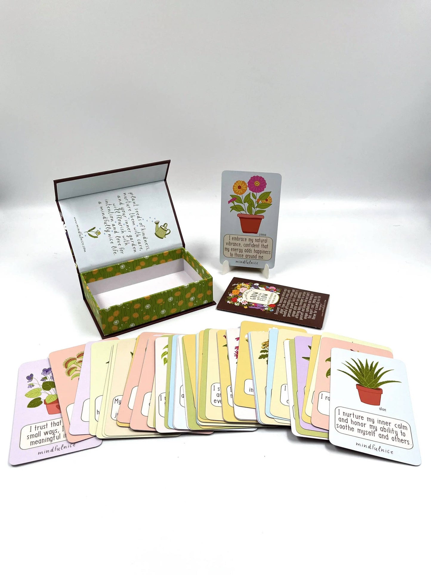 Grow With The Flow Affirmation Cards to help you bloom