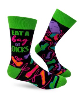 Men's Novelty Crew Socks | Retired Gift | Funny Phrases Socks | Funny Gift for Him |