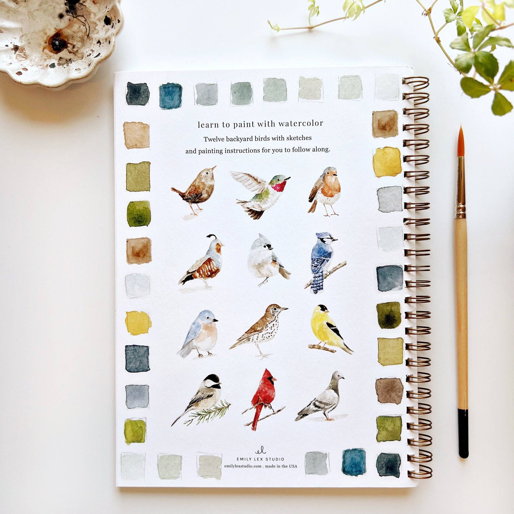 Watercolor Workbook - Birds - 0