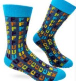 Men's Novelty Crew Socks | Retired Gift | Funny Phrases Socks | Funny Gift for Him |