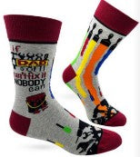 Men's Novelty Crew Socks | Retired Gift | Funny Phrases Socks | Funny Gift for Him |