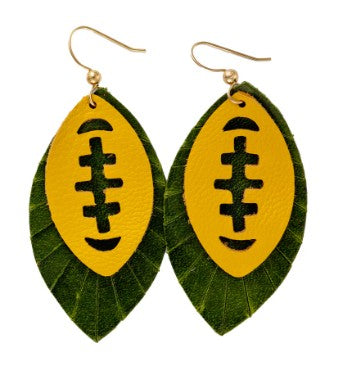 Each lightweight earring is made by hand by one of our artisans. Surgical-grade, stainless steel hardware. Nickel-free. Made in Richmond, Virginia