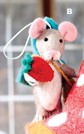 This friendly fox is made of felted wool over wire in the arms and tail allow for a full range of expression. 5.5"h x 2.5"w x 3"d