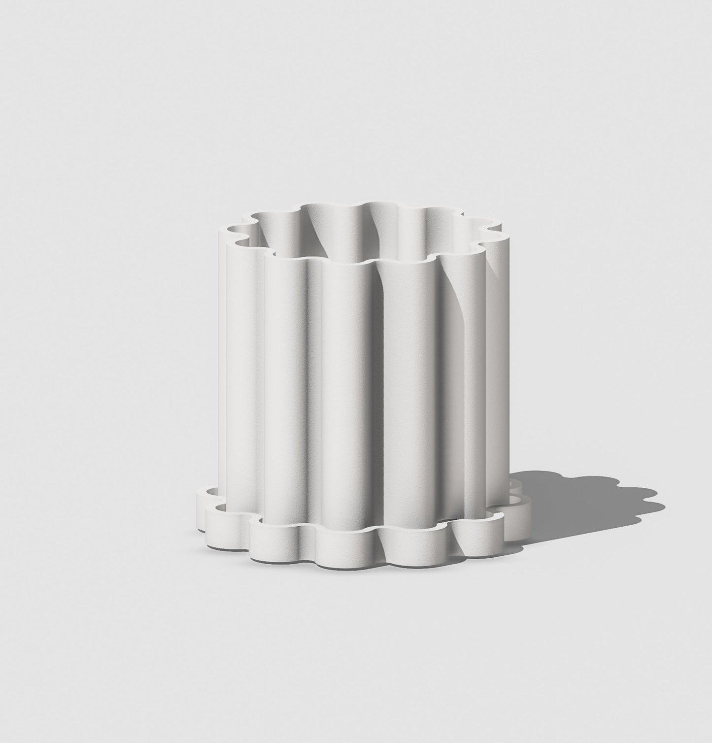 Funky Flow Planter with Drainage and Unique Tray