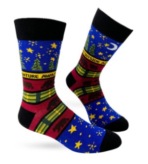 Men's Novelty Crew Socks | Retired Gift | Funny Phrases Socks | Funny Gift for Him |