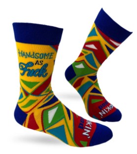 Men's Novelty Crew Socks | Retired Gift | Funny Phrases Socks | Funny Gift for Him |