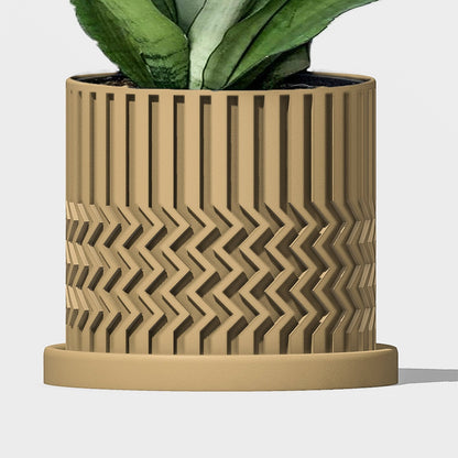 Minimalist Zig-Zag Planter